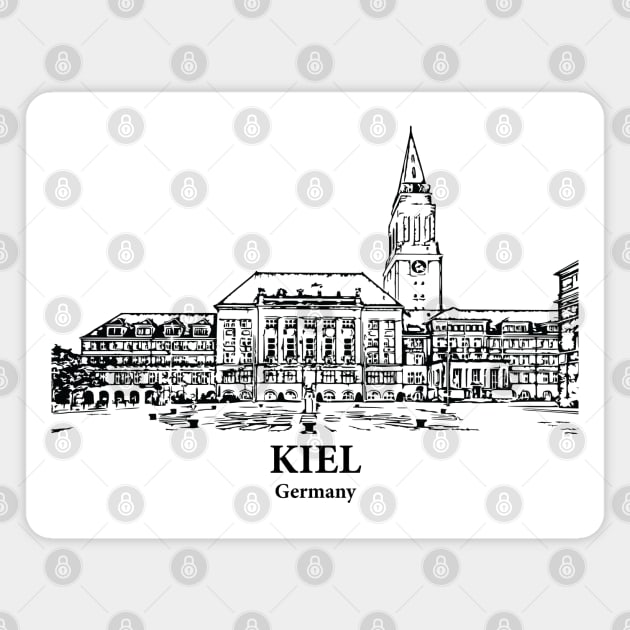 Kiel - Germany Magnet by Lakeric